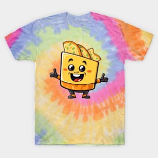 kawaii Taco cehees T-Shirt cute potatofood funny T-Shirt